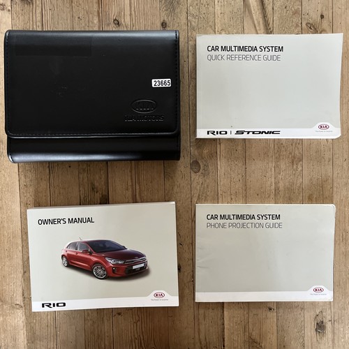 Kia rio owner handbook - owner,