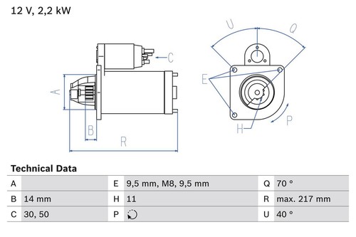 Motorino avviamento starter - di,